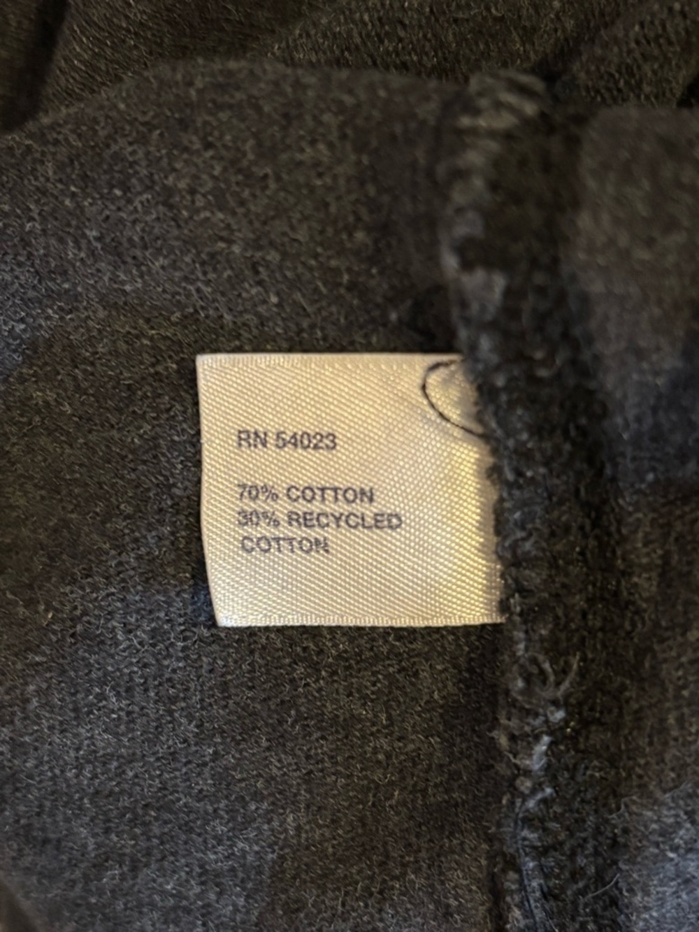 GAP Hoodie Women’s Large Black Pullover Lightweight Cotton Blend​ - Picture 6 of 6